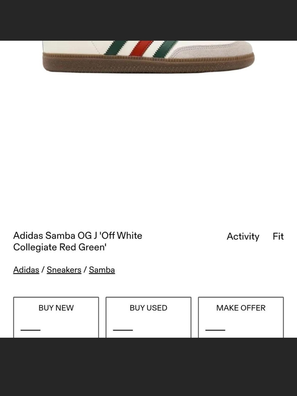 NIB RARE COLORWAY ADIDA SAMBA - Picture 5 of 5